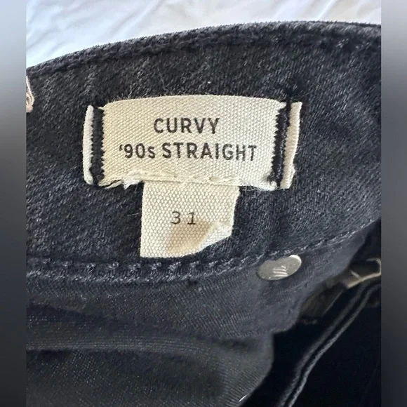 Madewell Black Straight-Leg Jeans - Picture 10 of 12